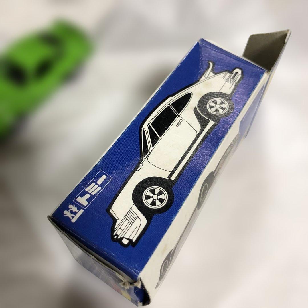 ポルシェ　930ターボ　日本製　トミカ　F1 1979 青箱