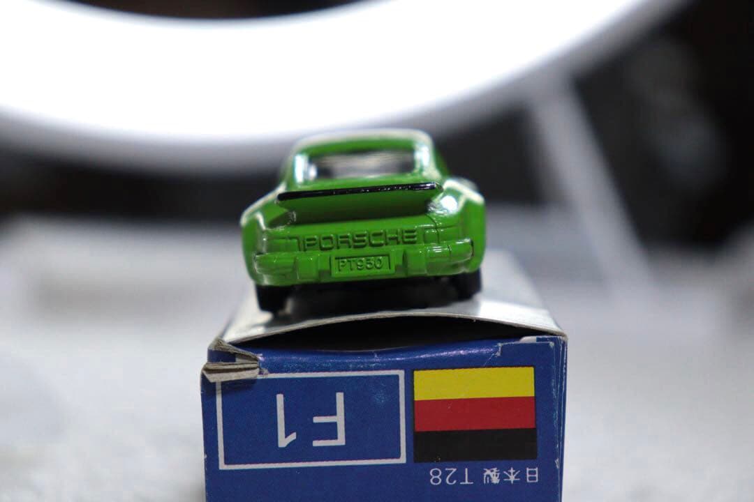 ポルシェ　930ターボ　日本製　トミカ　F1 1979 青箱
