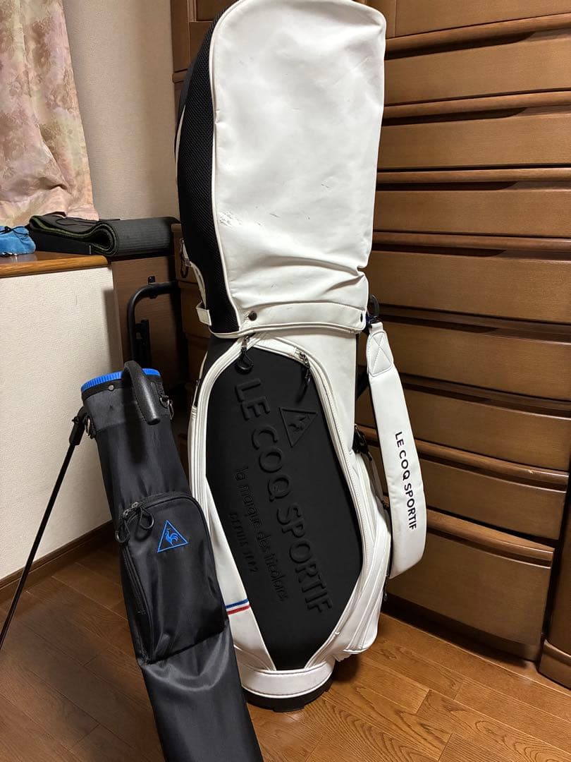 LE COQ SPORTIF キャディバッグ サブバッグ 収納型 希少！