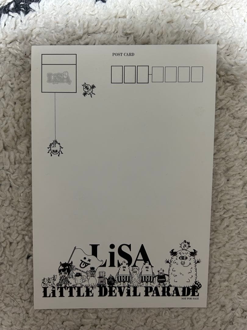 LiSA 直筆サイン入り ポストカード