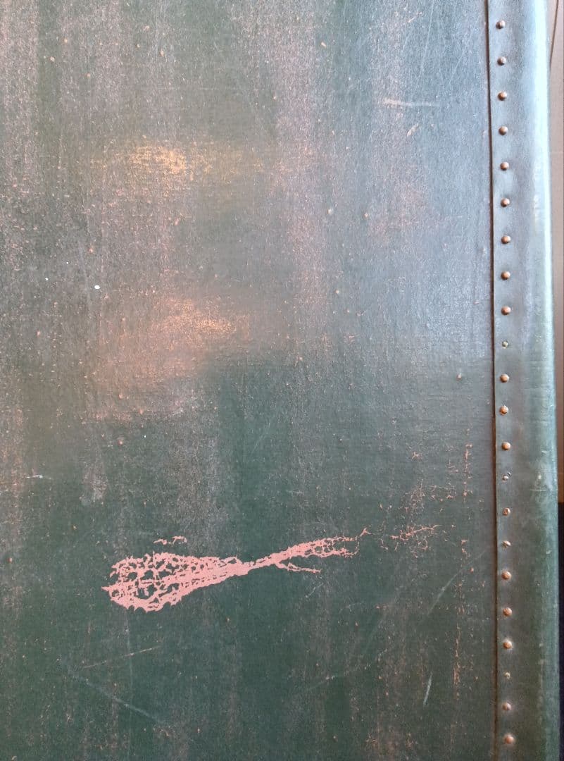 緑色　トランク　ヴィンテージ　レトロ　昭和