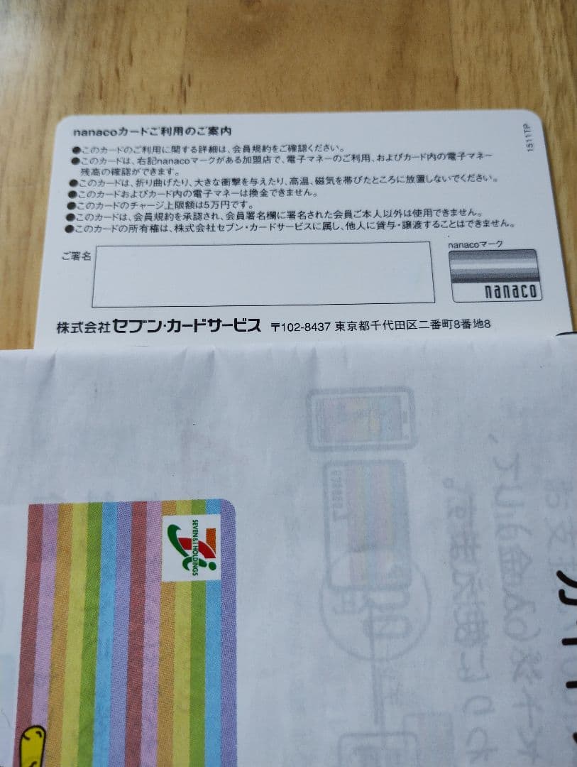 けいきゅん　nanacoカード　200枚限定品