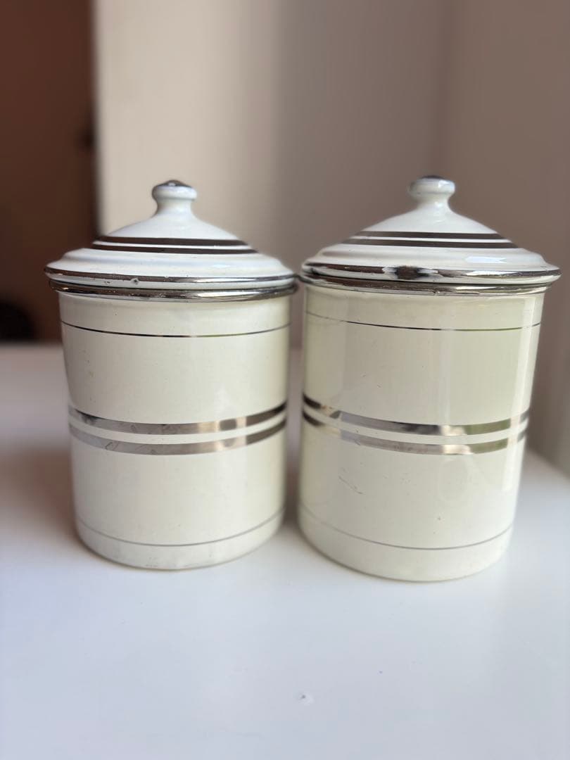 JAPY ホーローキャニスター cafe アンティークフランス ジャピー