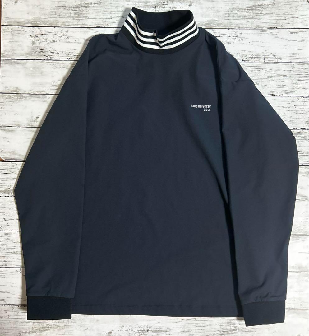 ナノユニバースゴルフ　XL　ウォームロングスリーブ　長袖シャツ　モックネック
