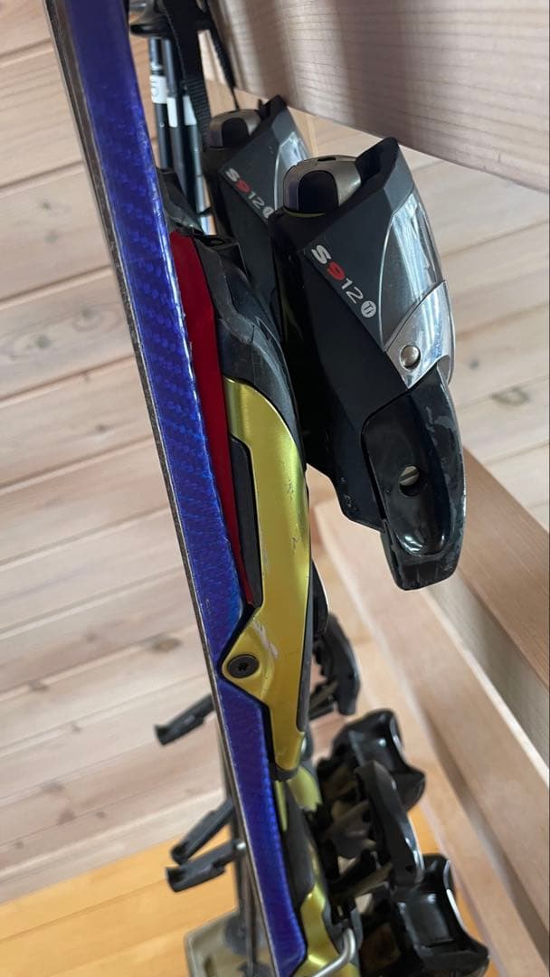 カービングスキー板大人男性160cmセット子供ジュニア SALOMONサロモン青