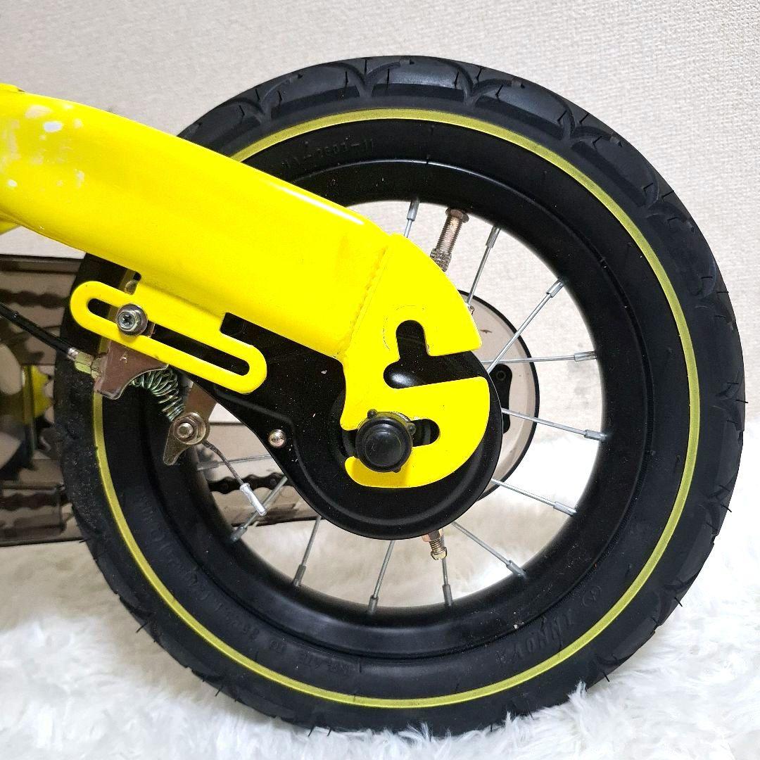 【美品】Henshin Bike へんしんバイク イエロー 12.5インチ