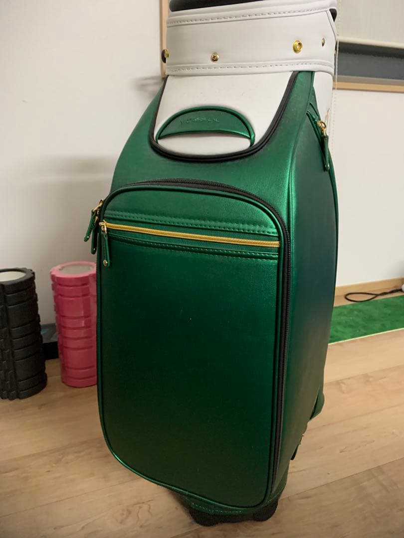 VESSEL ゴルフバッグ グリーン/ホワイト