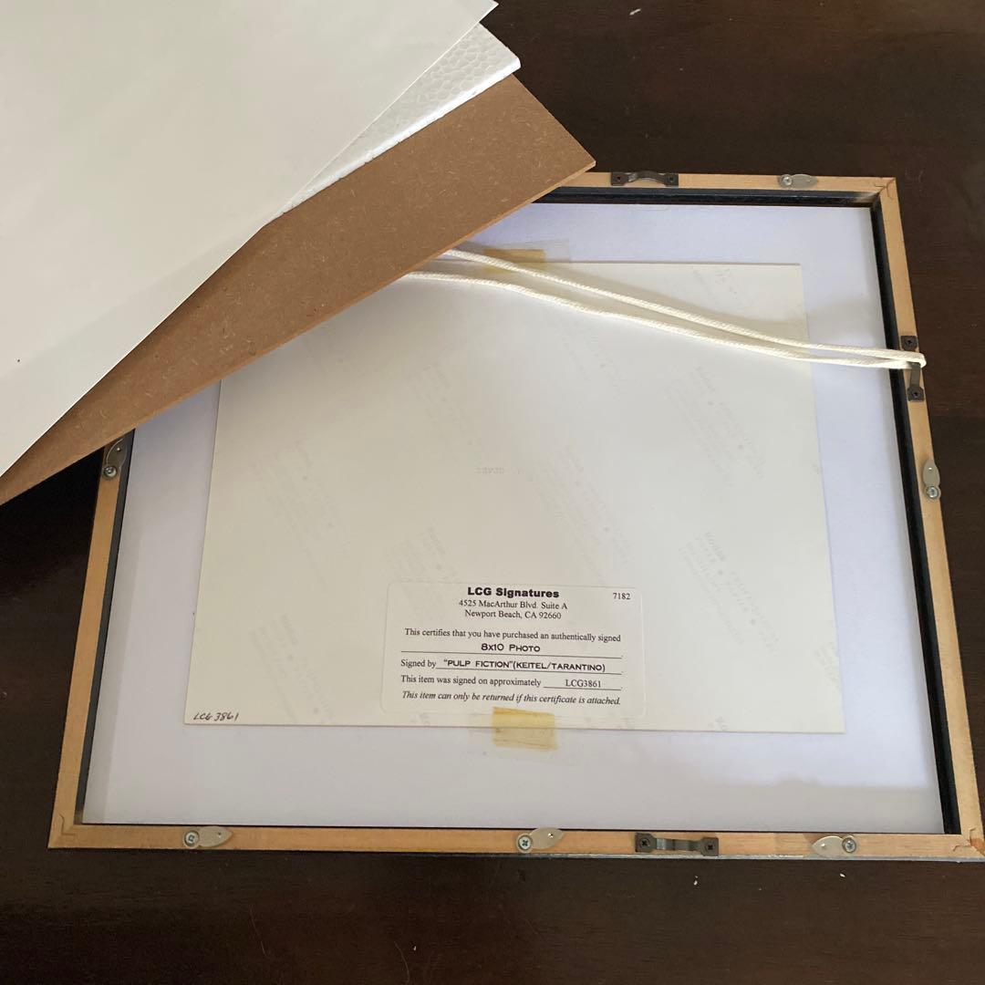 値下げ中　パルプフィクション　タランティーノ　ハーヴェイカイテル　サインフォト