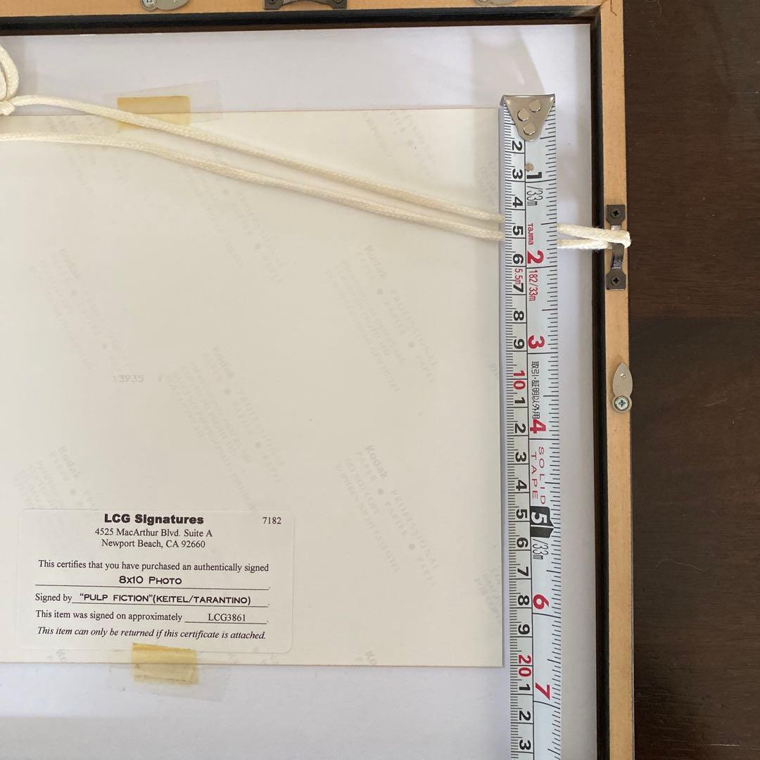値下げ中　パルプフィクション　タランティーノ　ハーヴェイカイテル　サインフォト
