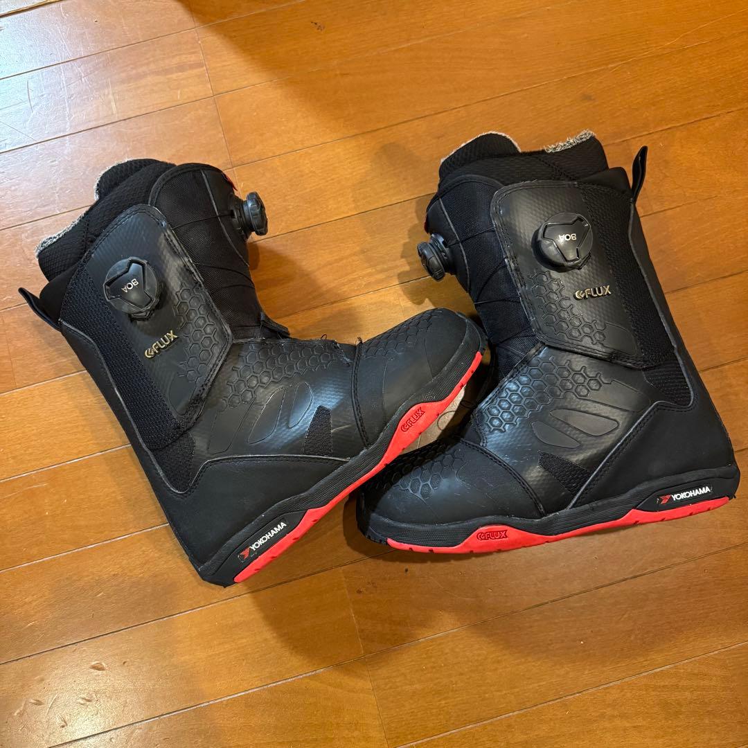 FLUX スノーボードブーツ ブラック　OM-BOA 26.5