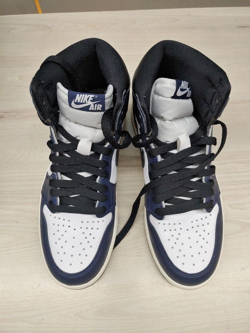 シューズ(男性用) NIKE AIRJORDAN AJ1 MIDNIGHT NAVY 25.5cm