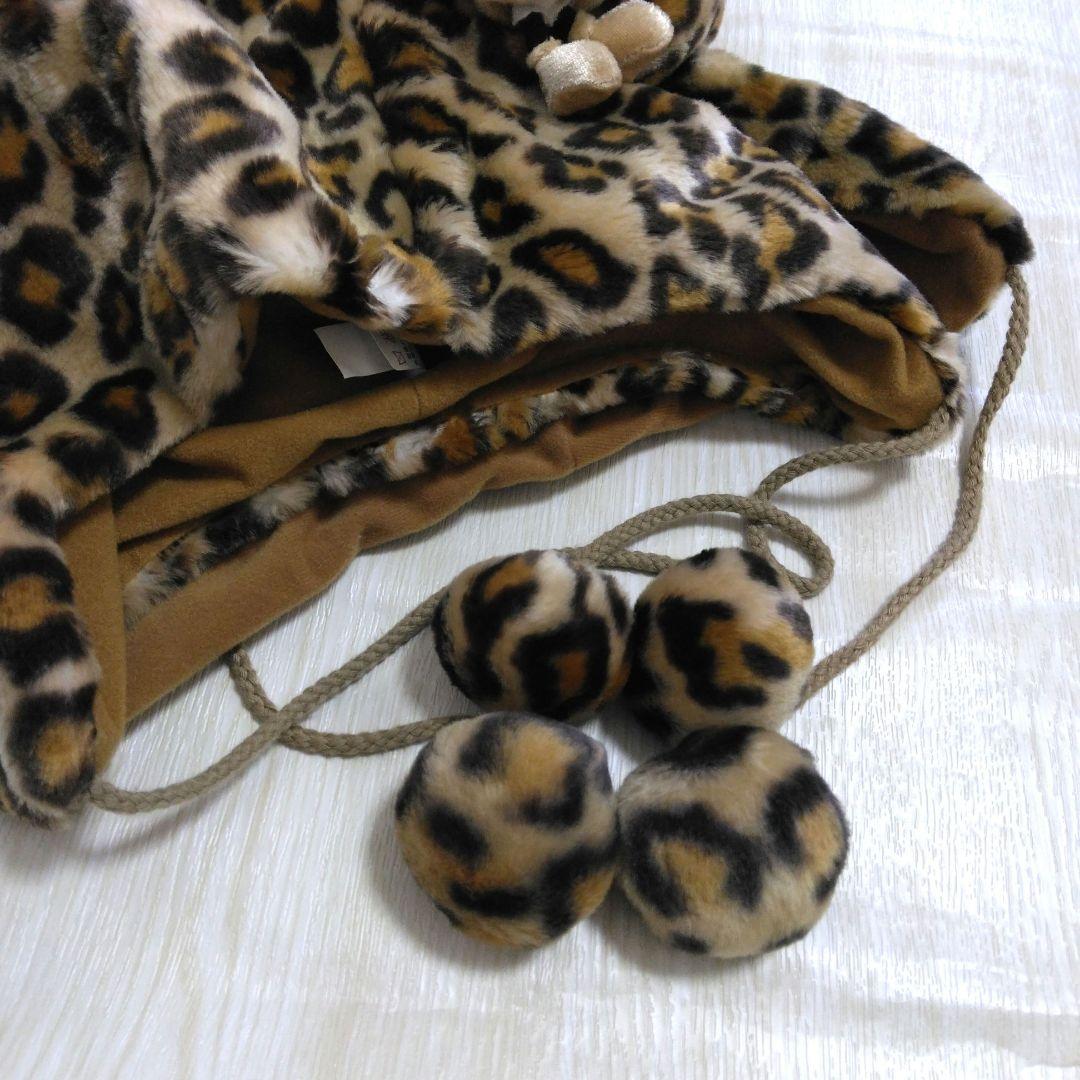 ディズニー　ヒョウ柄　ミニー　ファンキャップ　セット　帽子　ペア　セット　２つ