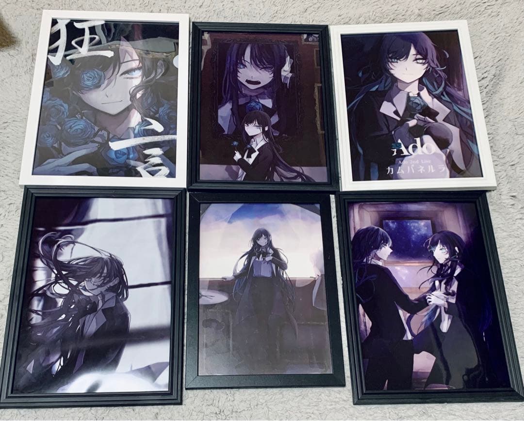 【額縁付き】Adoクリアファイル　下敷きセット