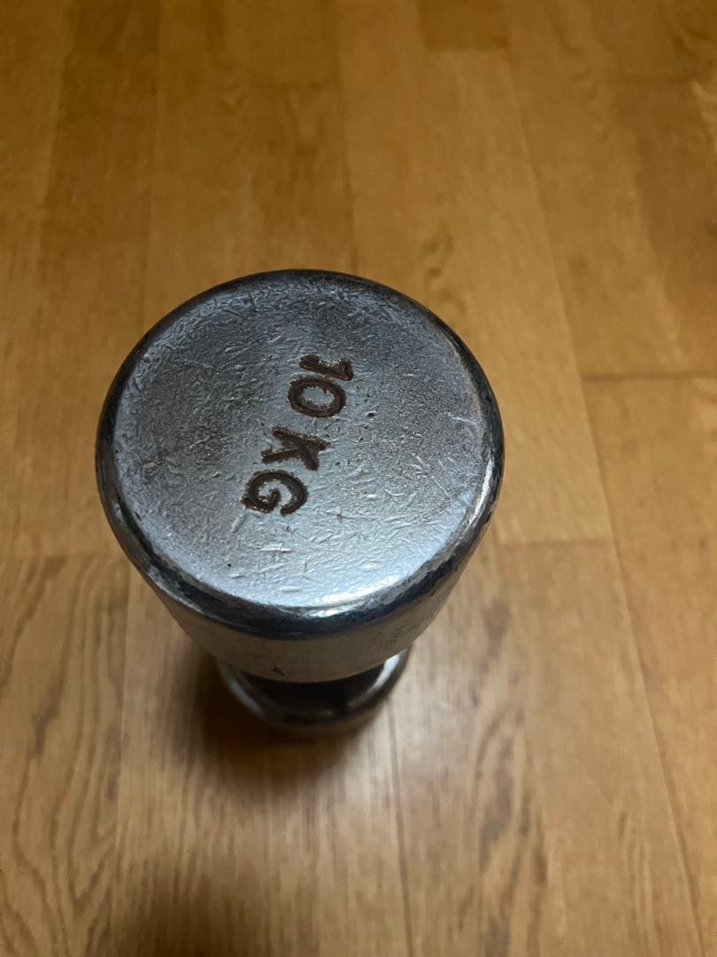10kg ivanko クロームダンベル 回転式