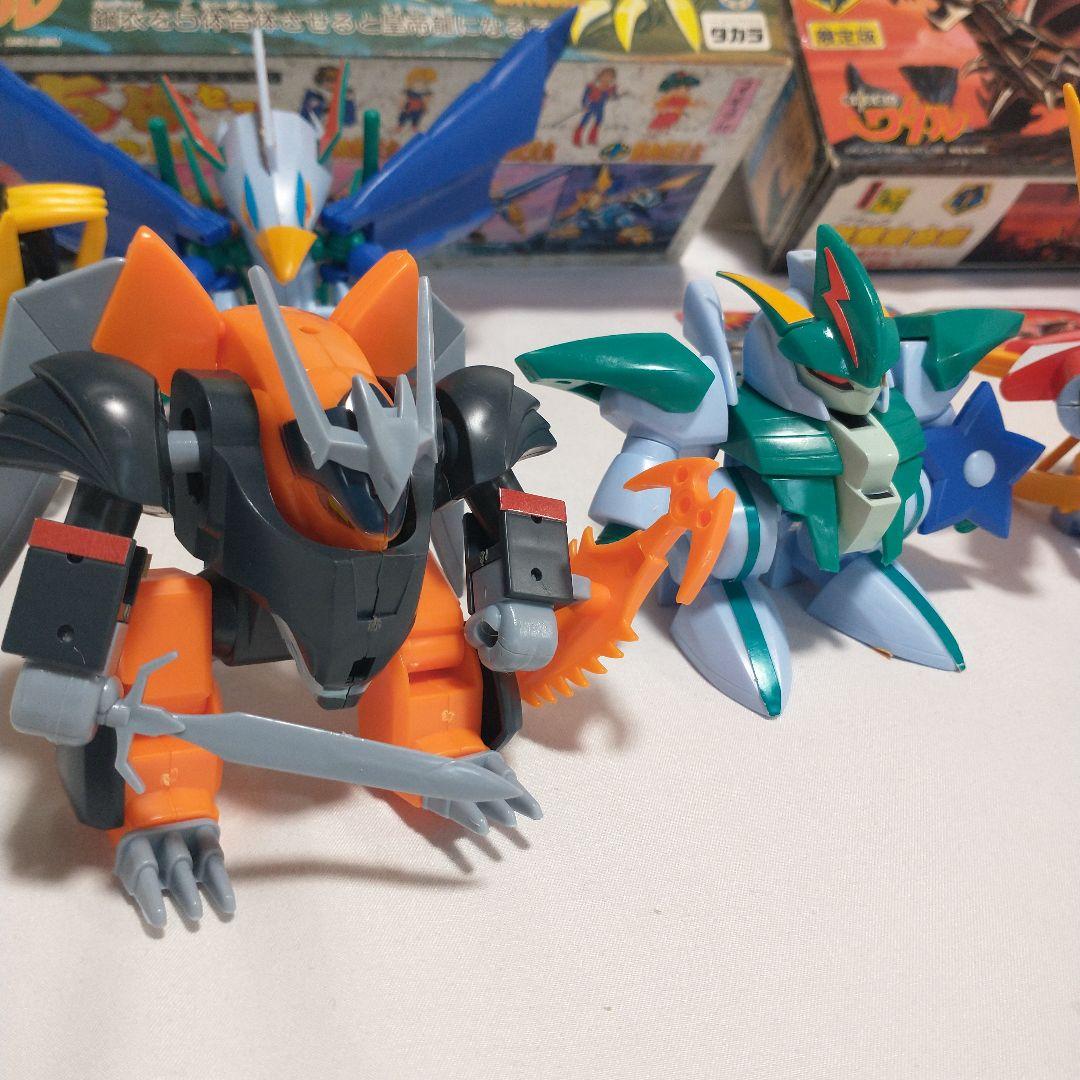 魔神英雄伝ワタル　組済みセット　銅衣5体セット+皇帝龍