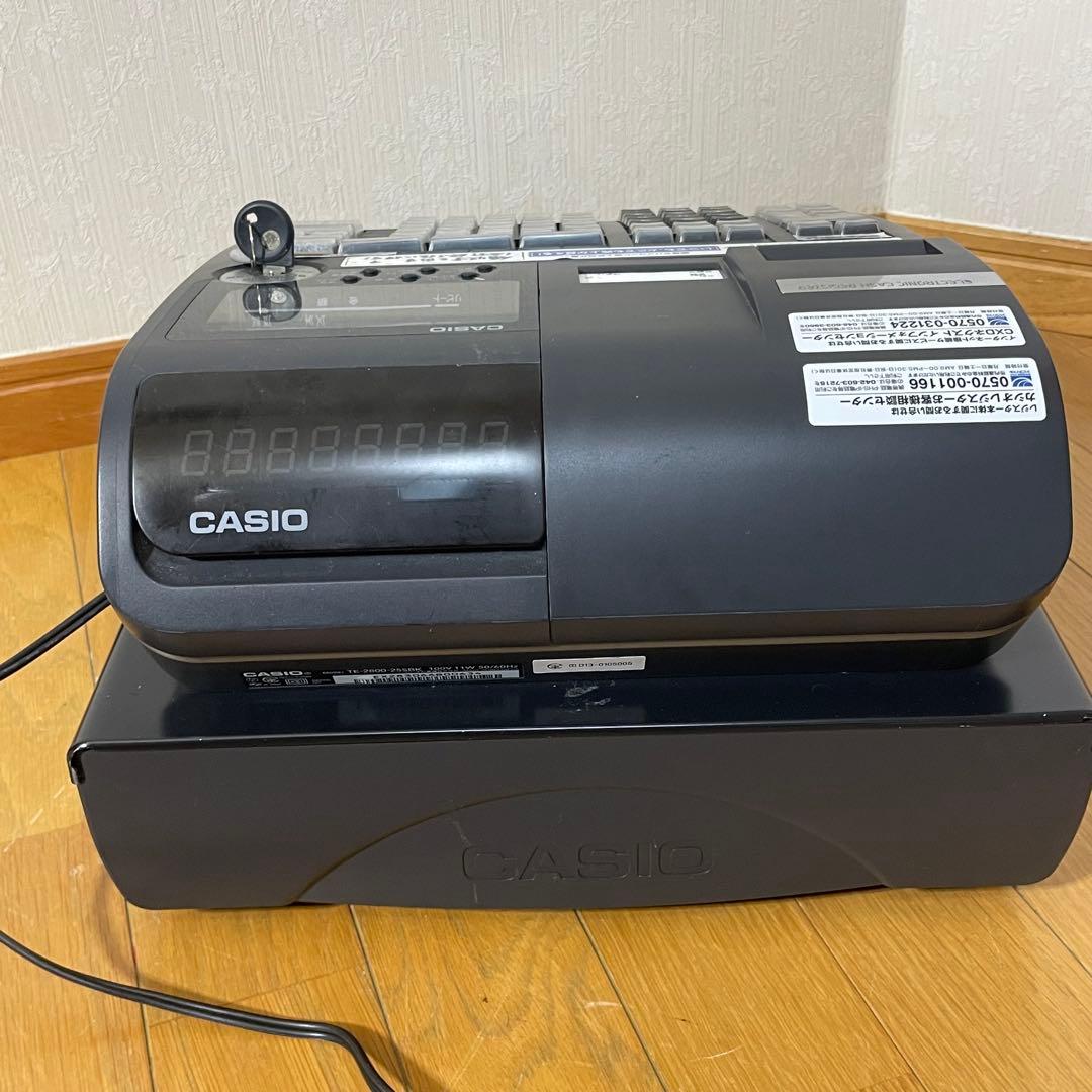 CASIO カシオ電子レジスター TE-2800 飲食店レジスター