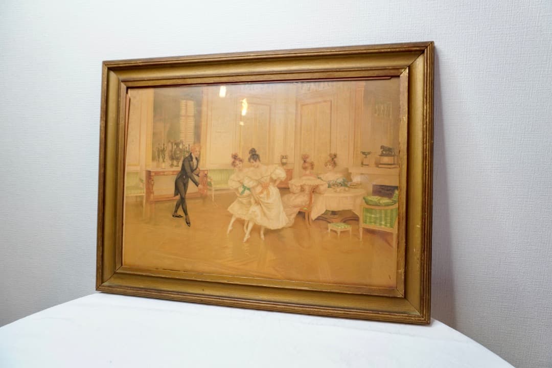 フランス アンティーク 1890年代 絵画②