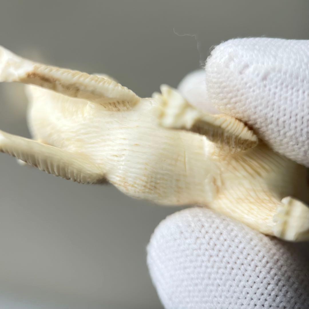 犬の彫刻 3体セット彫刻極上根付天然素材アンティーク骨董飾り物古美術置物細密細工