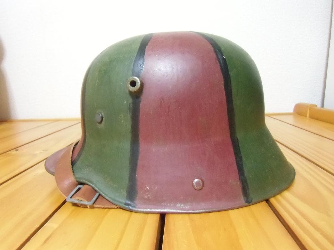 Ｗ帝政ドイツ軍/プロイセン王国＊M１６迷彩ヘルメット＊シェル６６ｃｍ（実物）