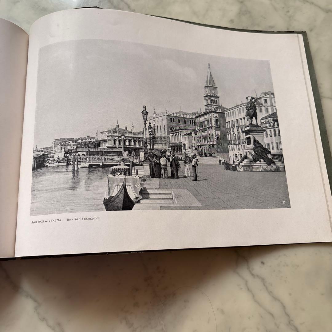 イタリア　アンティーク　ヴィンテージ　フォトアルバム　写真集　ヴェネツィア