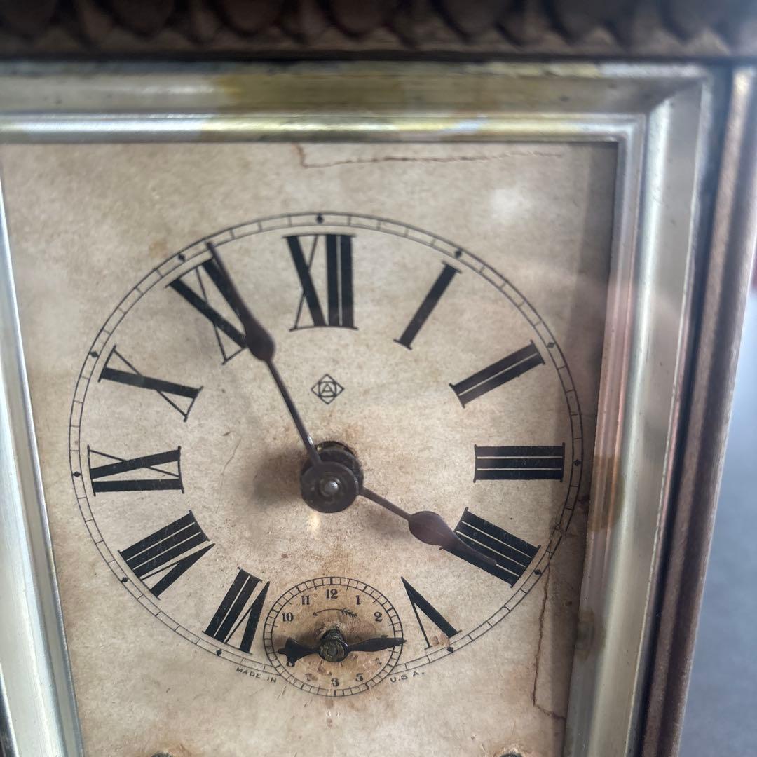 アンソニア　アンティーク置き時計　明治時代