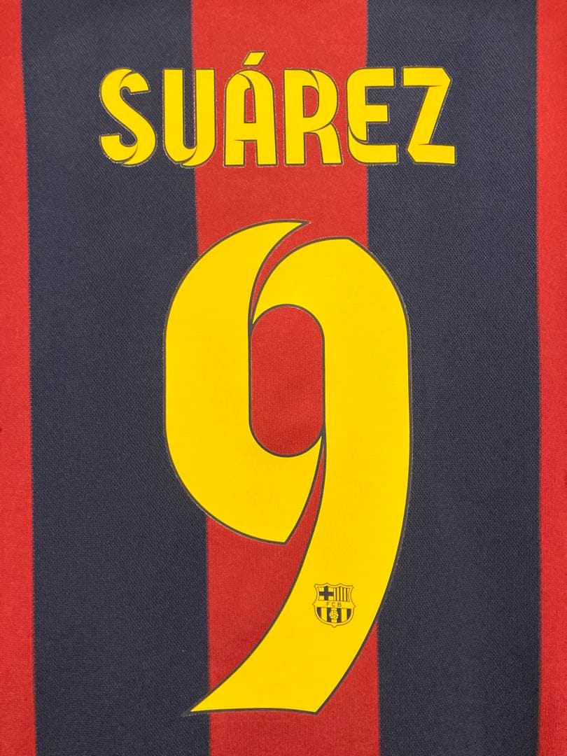 【正規品】ルイス・スアレス　バルセロナ　14/15 ホームレプリカ