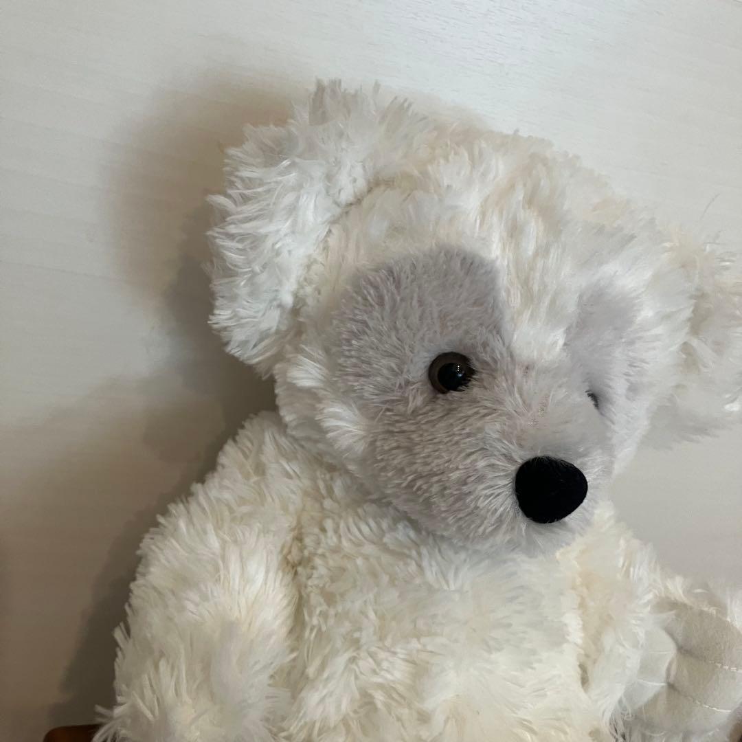 WDW ディズニーベア　ホワイト　長毛　初期　ダッフィー