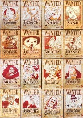 ワンピース 手配書ポスター OP展2012 全15種セット+BOX購入特典
