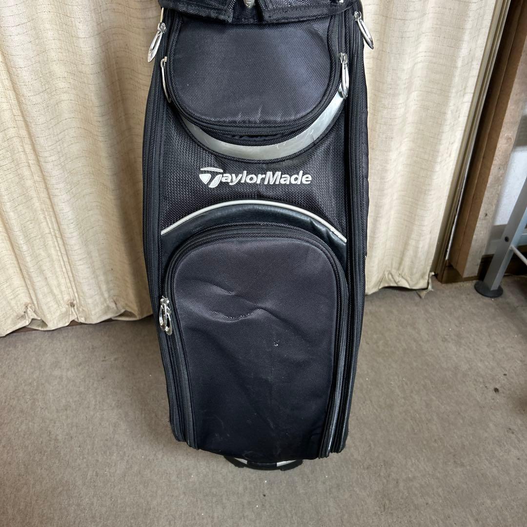 テーラーメイド　キャディバッグ　ゴルフバッグ　黒　TaylorMade