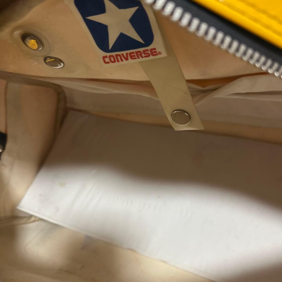 コンバース80sボストンバッグ　ヴィンテージ　イエロー　ビンテージ