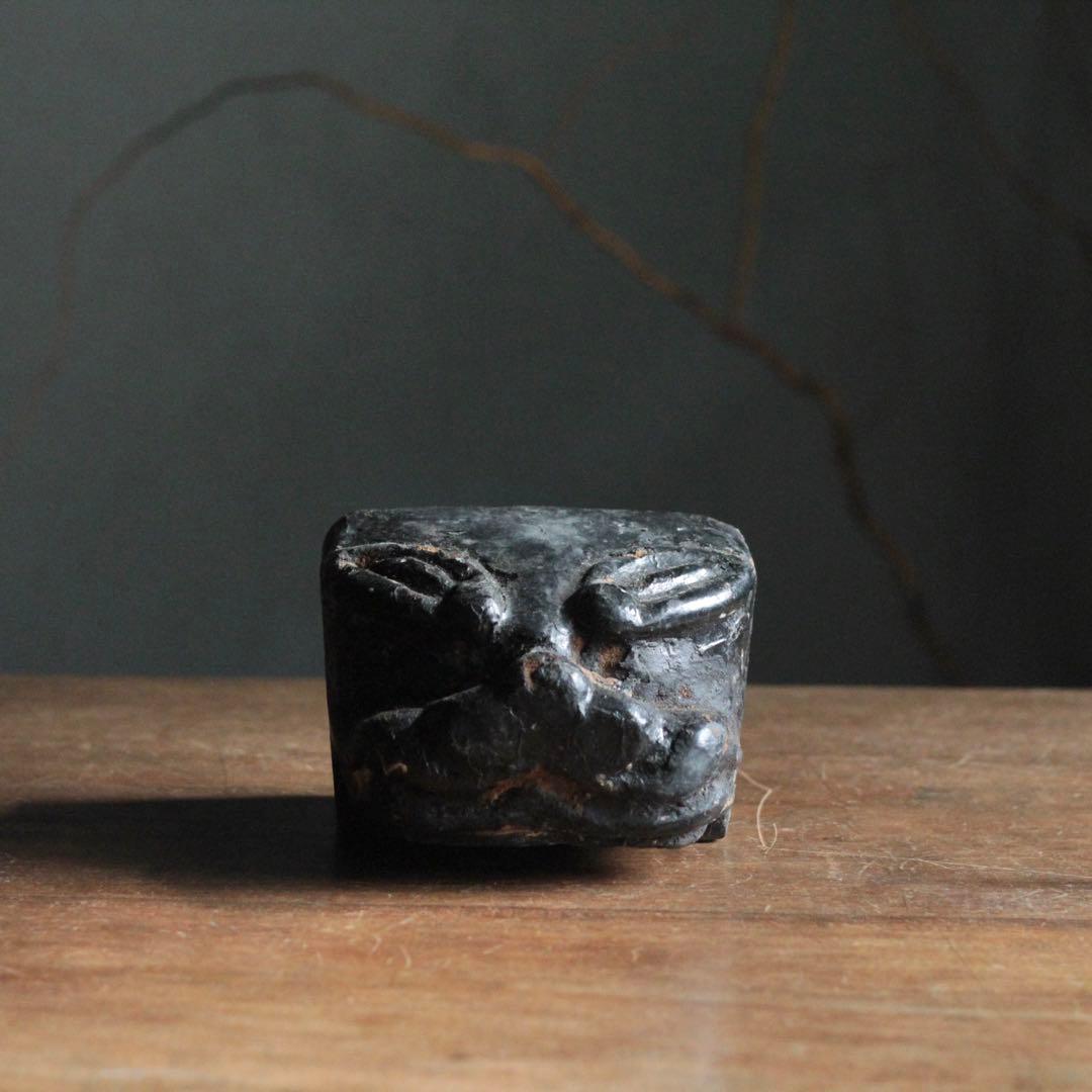 木製 獅子頭 古道具 アンティーク 古美術