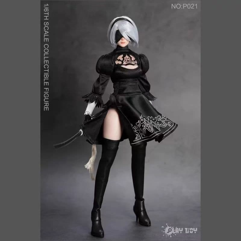 PLAYTOY 1/6 2B ニーアオートマタ 眼球可動 アクションドール