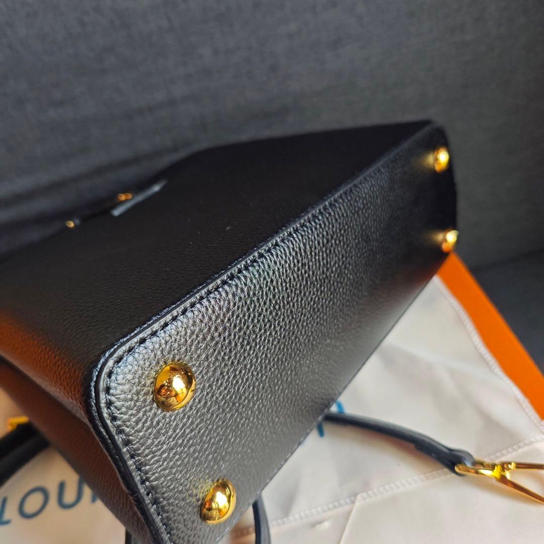 【実写画像】BB トリヨンカーフレザー 2way 黒 M94755