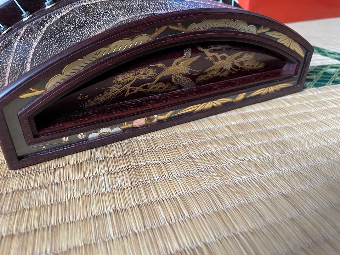 琴/箏/くり甲/綾杉彫/演奏会用・和楽器