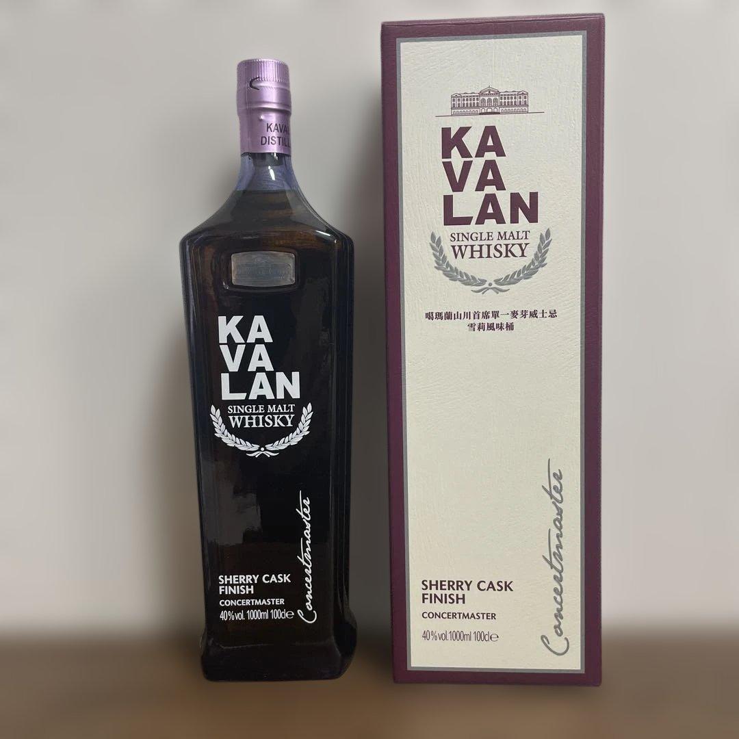 KAVALAN シングルモルトウイスキー　シェリーカスクタイプ　1000ml