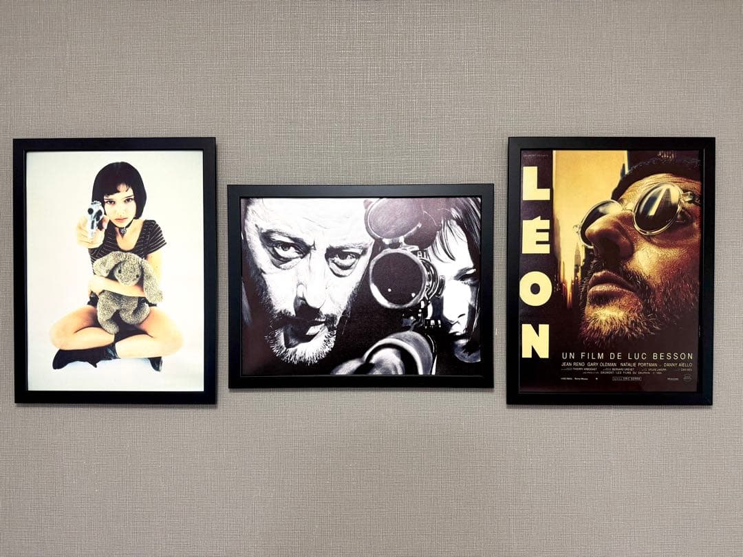 No.288フレーム付きキャンバスアート　映画ポスター　LEON インテリア絵画