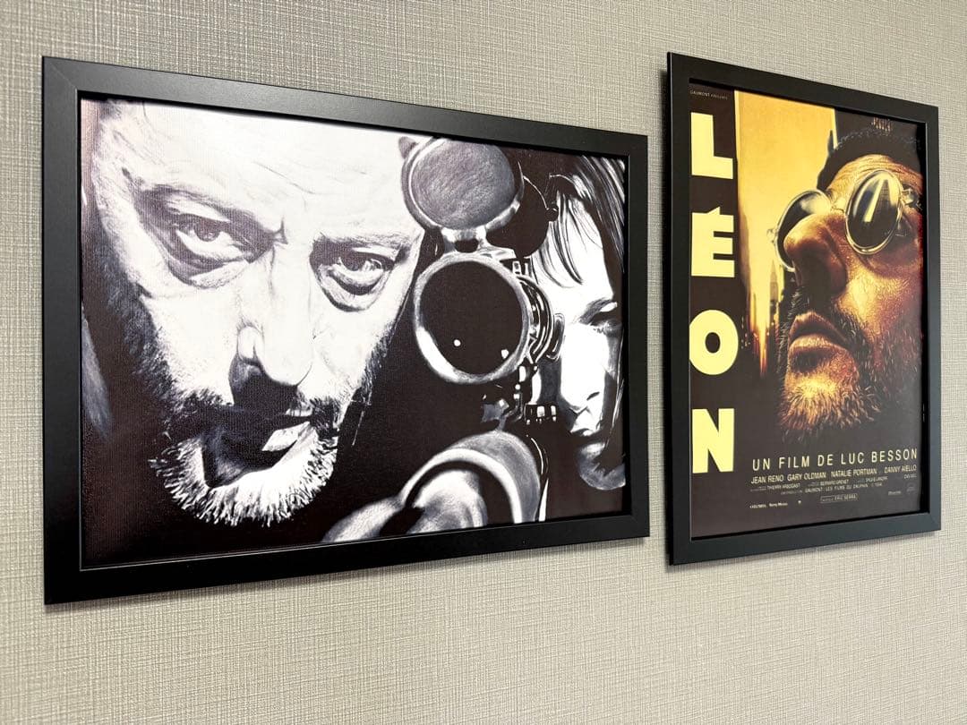 No.288フレーム付きキャンバスアート　映画ポスター　LEON インテリア絵画