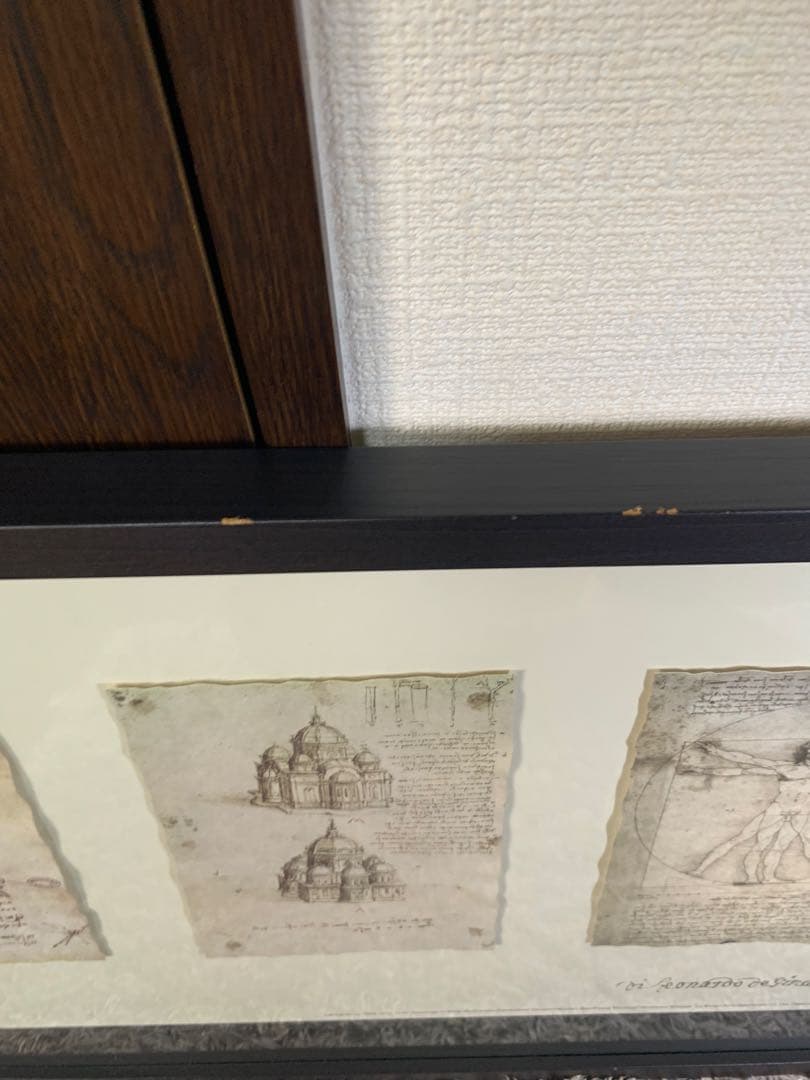 【希少・廃盤品】IKEA OLUNDA レオナルドダヴィンチ 壁掛けアート