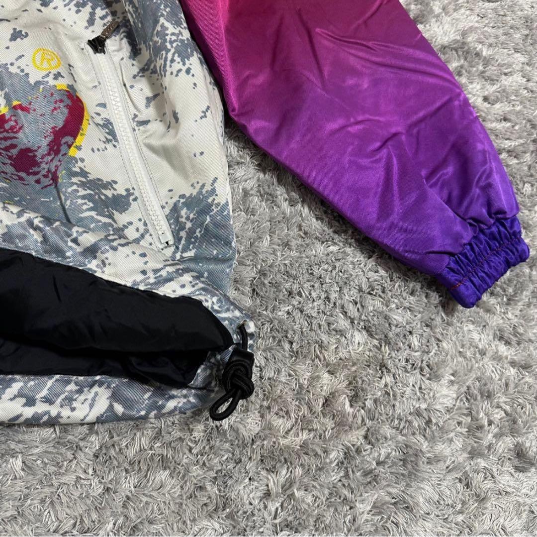 【超希少◎】adidas　スキーウェア　ジャケット　総柄　vintage　80s