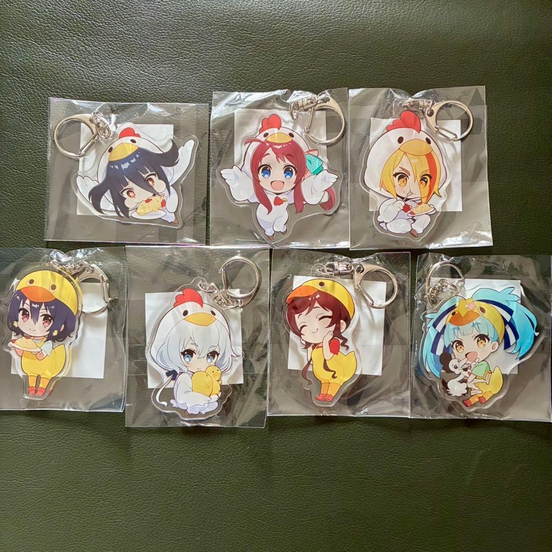 ドライブイン鳥　ゾンビランドサガ　コラボ　アクリルキーホルダー　全員　コンプ