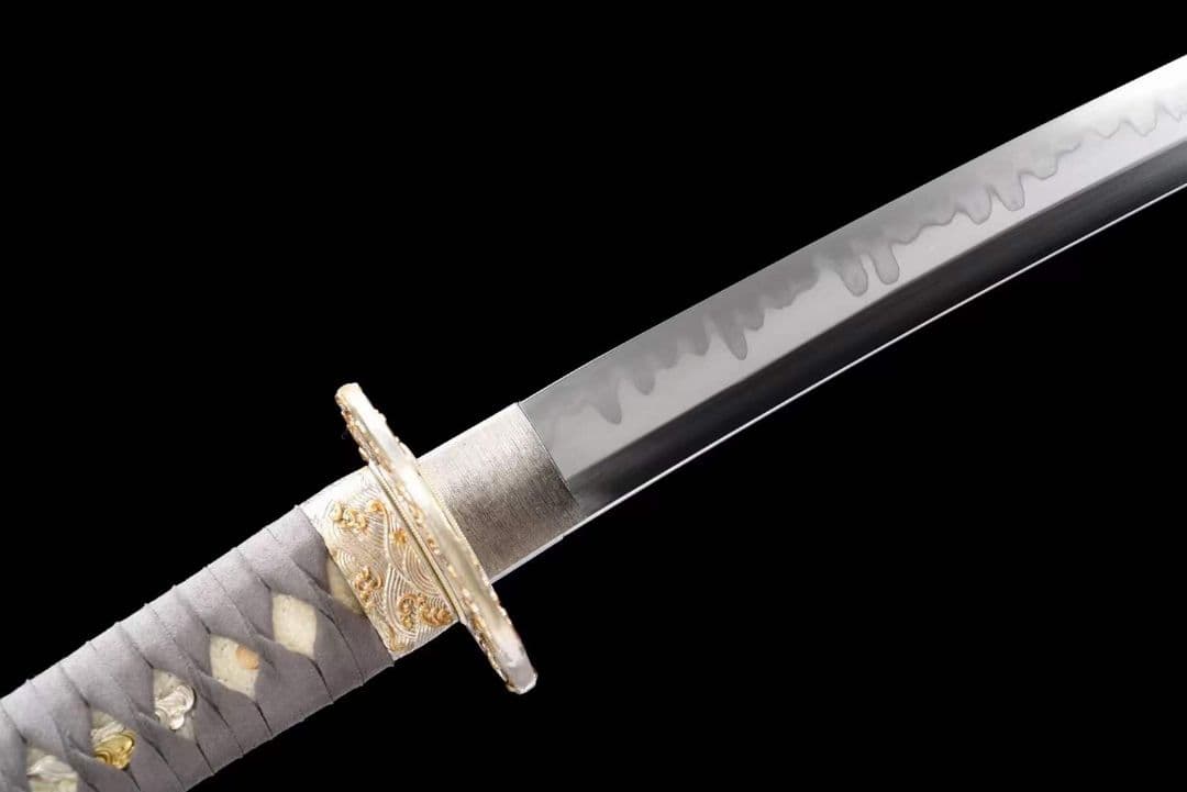 T 10焼刃日本上研武士刀【流雲】 武具　刀装具　日本刀　模造刀 居合刀