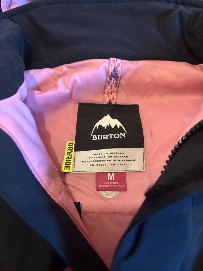 Burton スノーウェア上下セット キッズM（140程度）