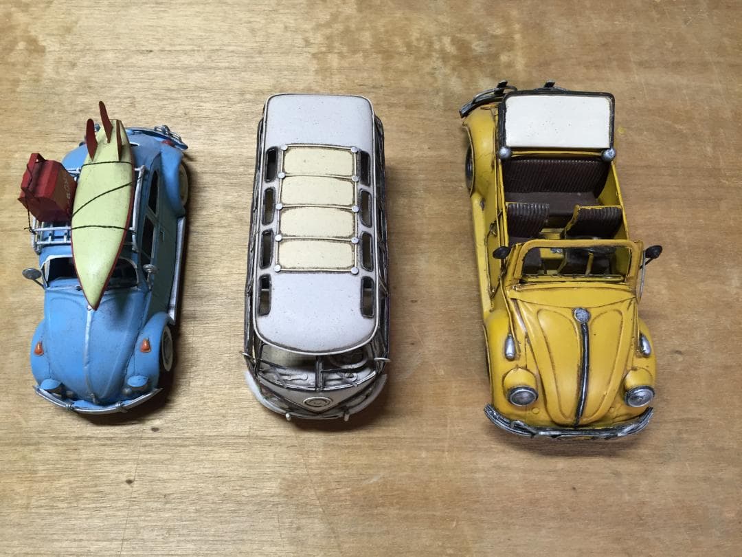 メタル製オープンカー・ビートル・バスセット