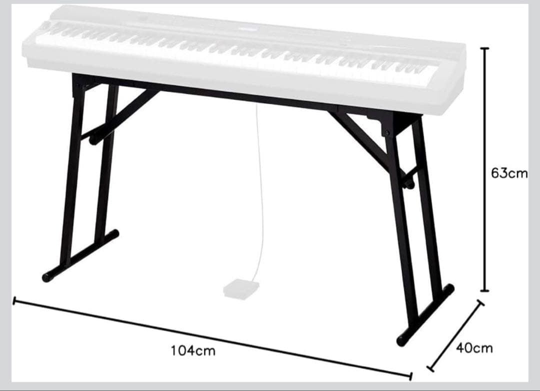 電子ピアノ　CASIO Privia PX-110（スタンドなど付属品つき）