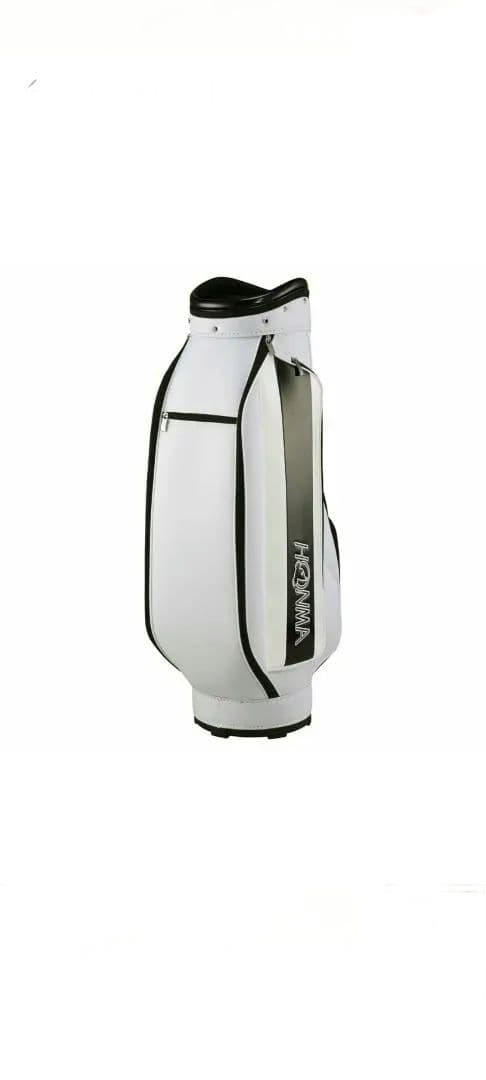 ホワイト ゴルフバッグ スリムデザイン