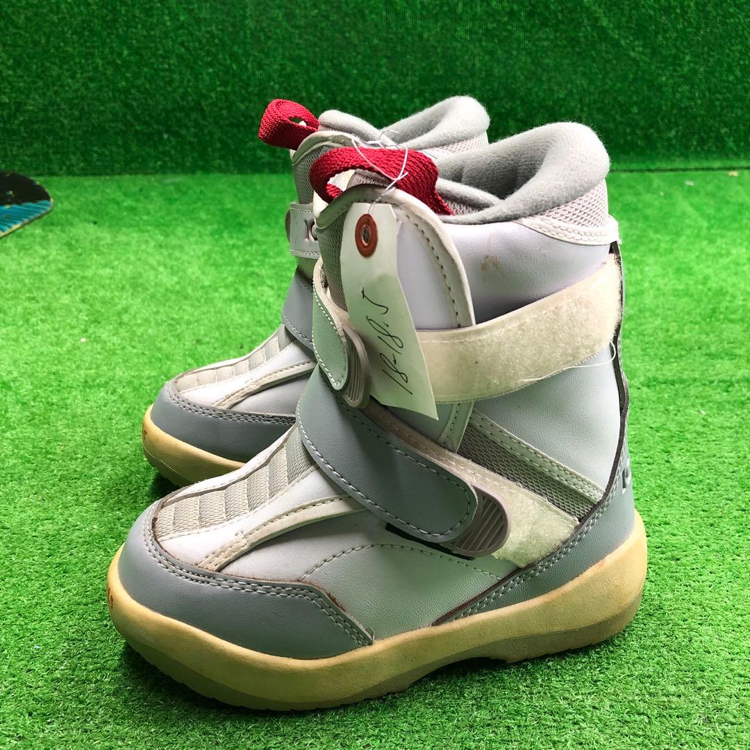 宝-629 子供用スノーボードセット110cm ビンディング新品 メンテナンス済