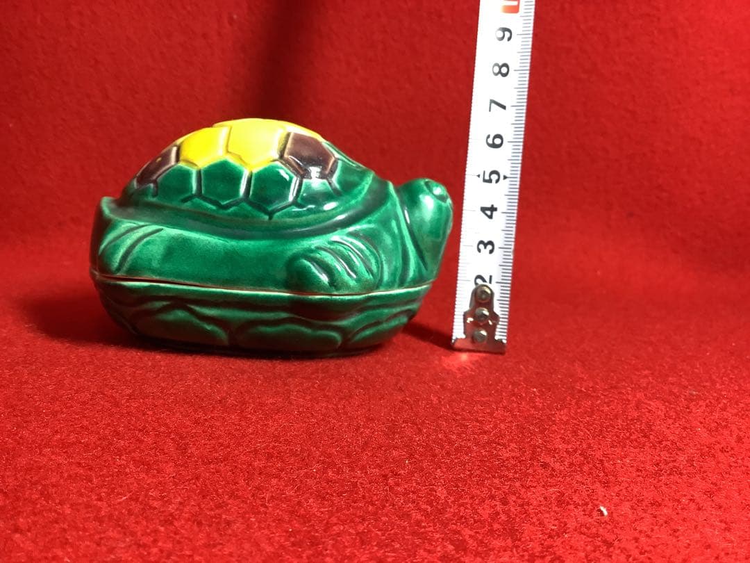 香合　大亀　瑞山作　【中古美品】