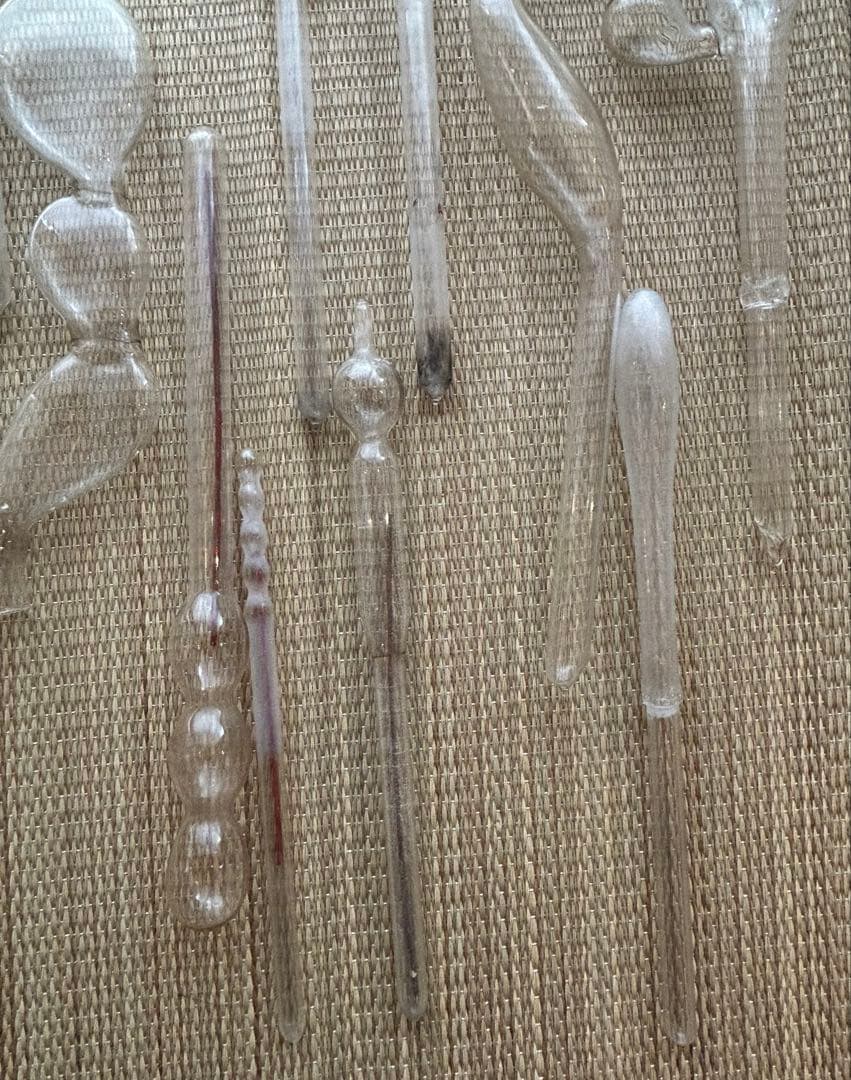 昭和レトロ ゴム風船型　吹きガラス ミッキー型　ネコ型　アヒル型　とろとろガラス