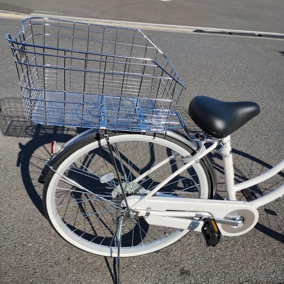 【美品】ママチャリ『引き渡し限定』あさひ パールホワイト 26インチ 変速なし