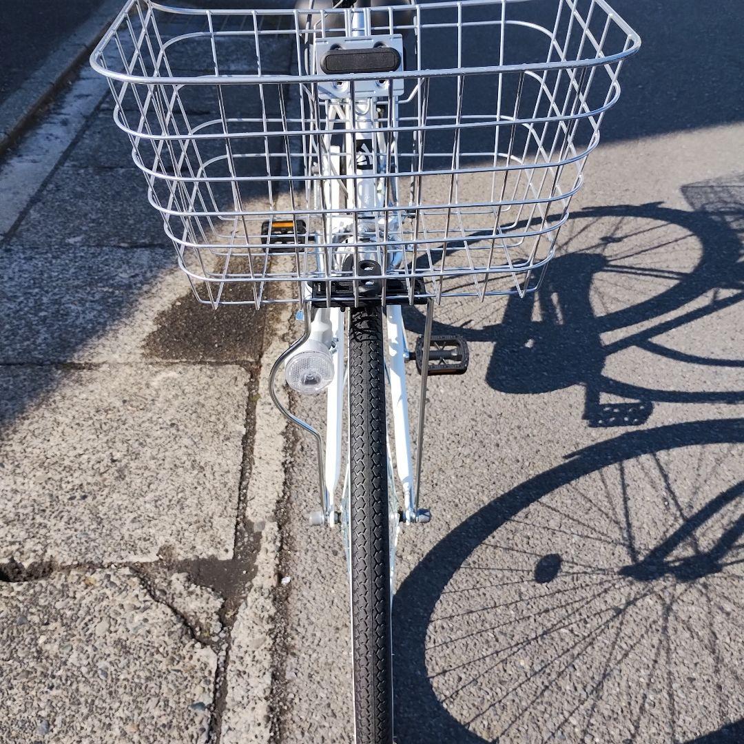 【美品】ママチャリ『引き渡し限定』あさひ パールホワイト 26インチ 変速なし